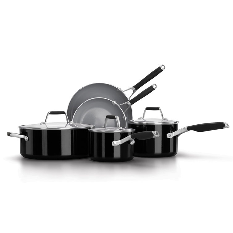 Calphalon Select By Calphalon Oil Infused Ceramic 8 Piece Cookware Set Wayfair